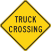 Truck Crossing Clip Art
